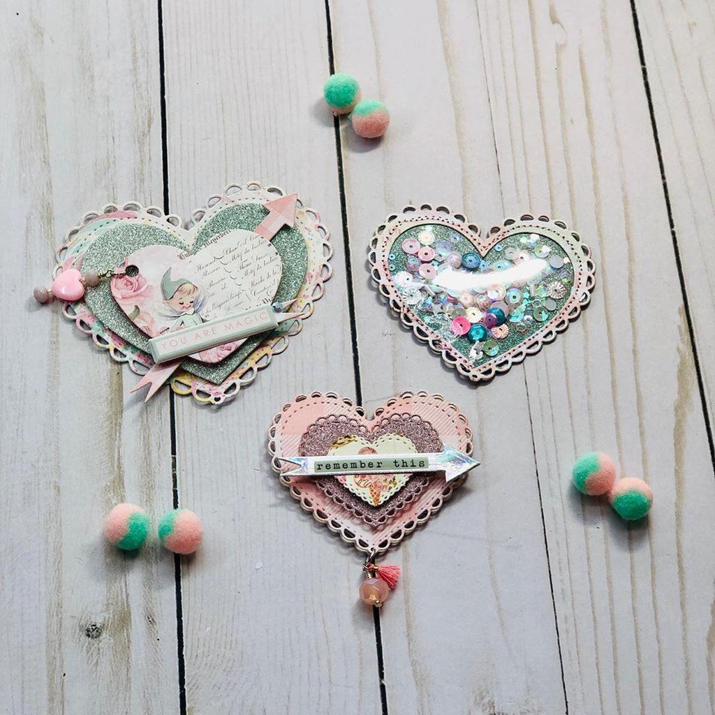 Stackable Hearts Nesting Dies - Inlovearts