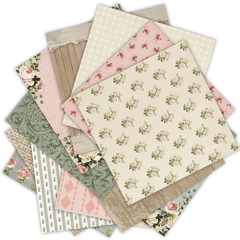 12 Inches Beautiful Flower Background Paper - lifescraft