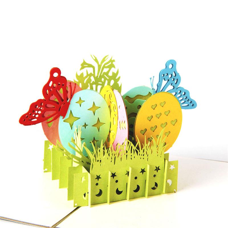 3D Butterfly Egg Card - lifescraft