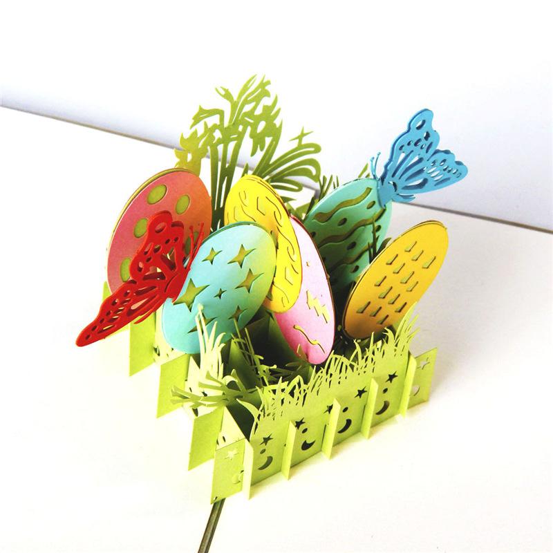 3D Butterfly Egg Card - lifescraft