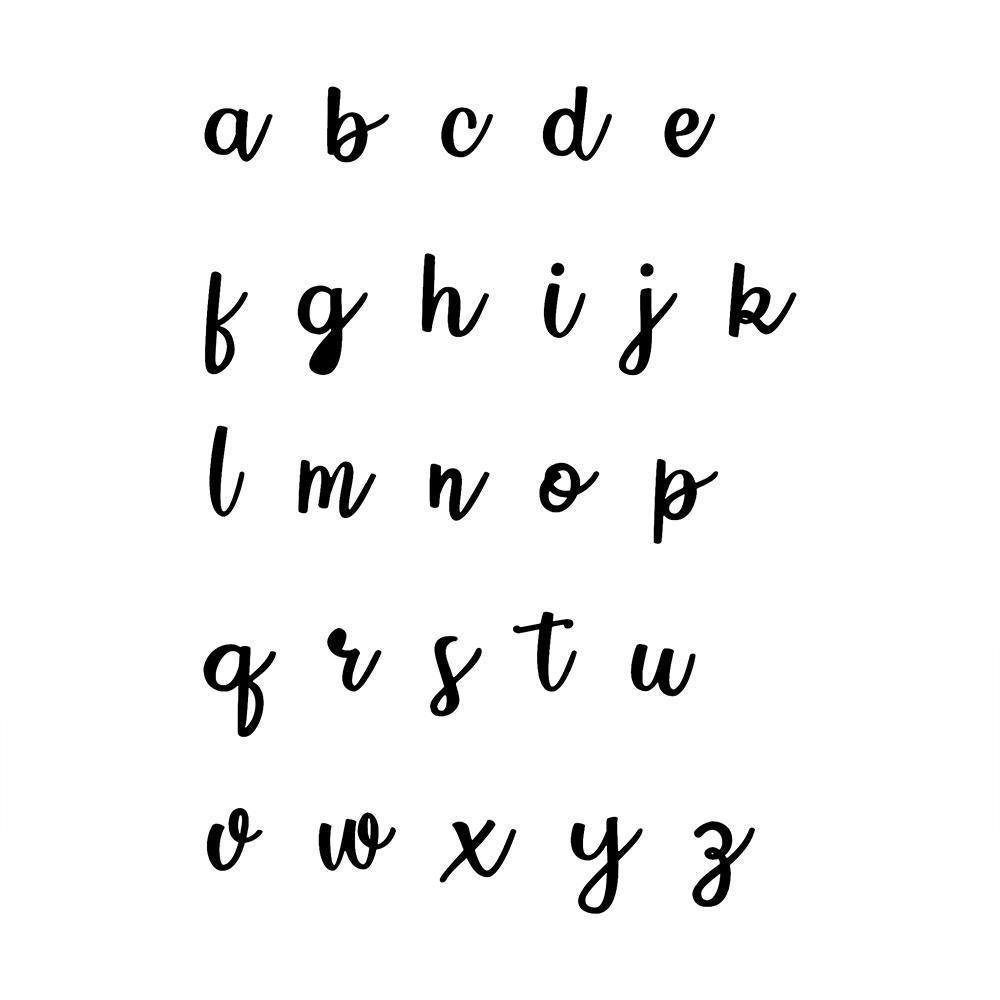 English Letters Alphabet Dies - Inlovearts