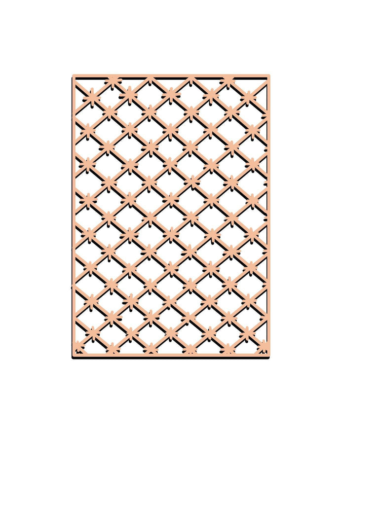 Diamond Grid Background Dies - Inlovearts