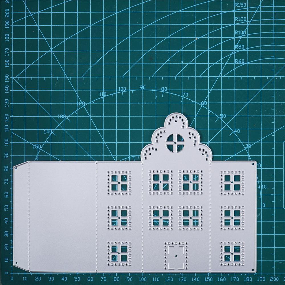 Gothic Architecture House Box Dies - Inlovearts