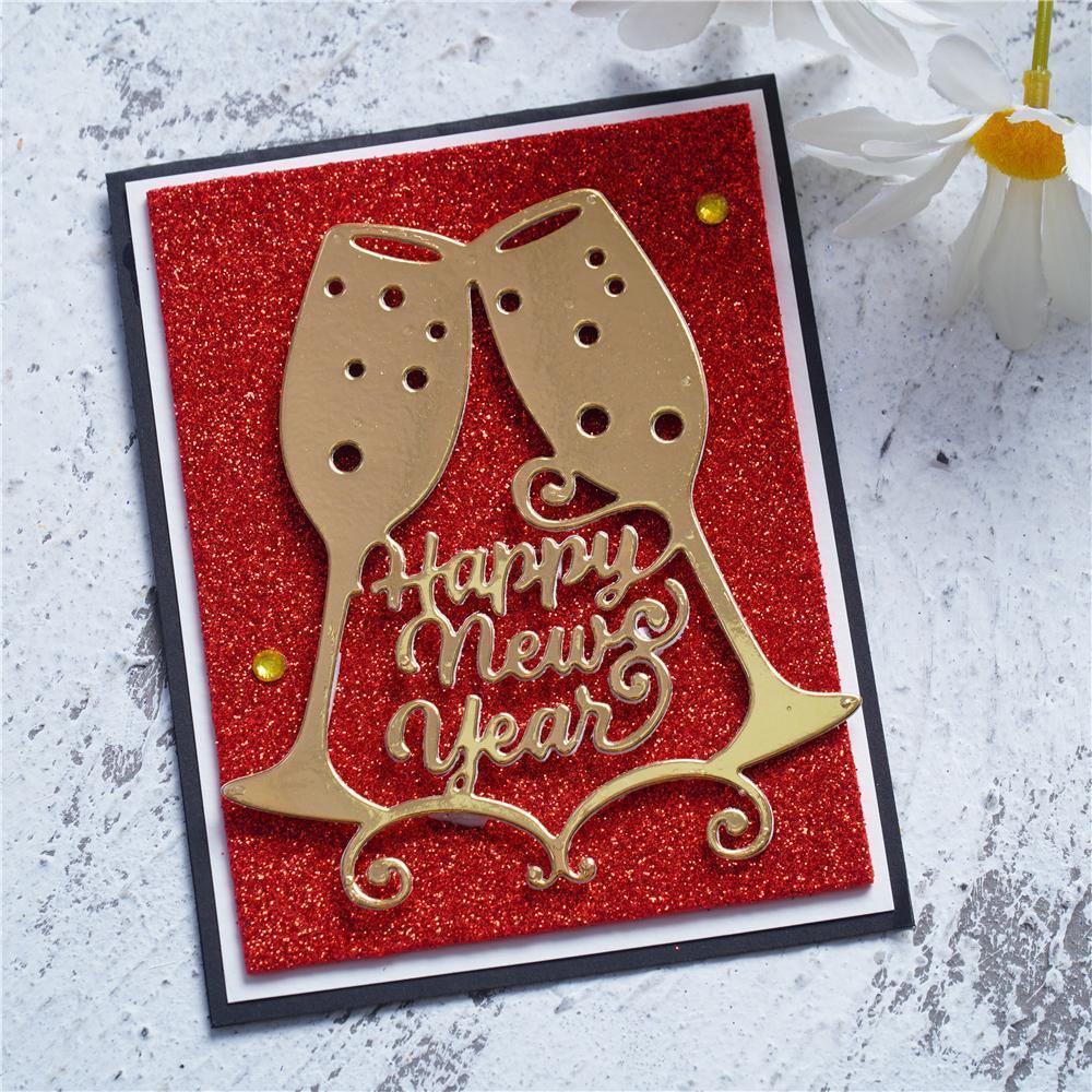 Celebrating New Year Decor Dies - Inlovearts
