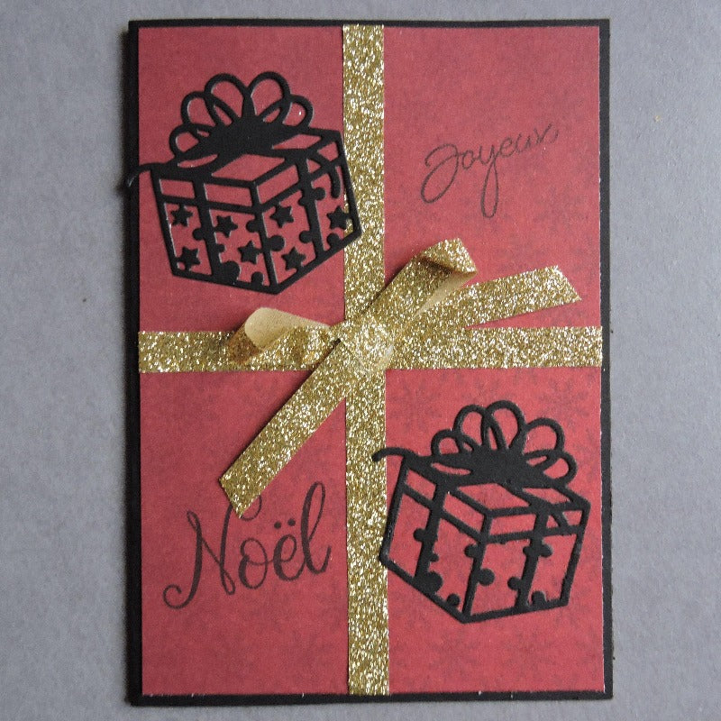 Christmas Gift Box Decor Dies - Inlovearts