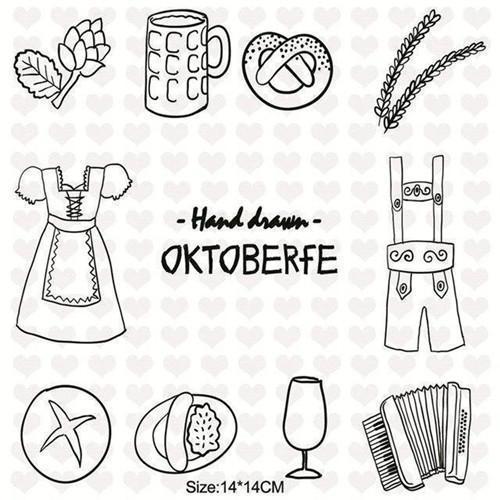 Inloveartstamp clear stamps / China Oktoberfest Clear Stamps