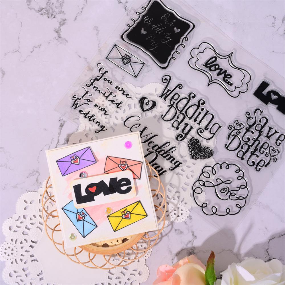 Sweet 'Wedding Day' Stamps - Lifescrafts