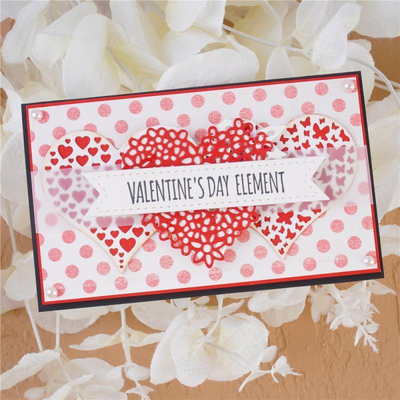 9 Types of Warming Heart Decor Dies - Inlovearts