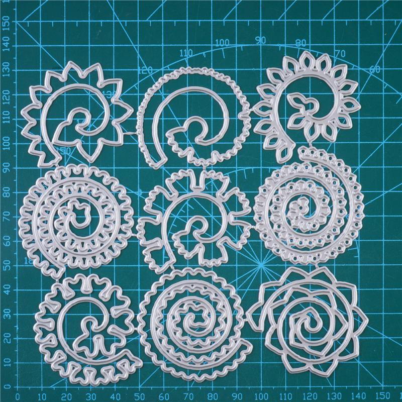 Multiple 3D Crimping Flower Cluster Dies - Inlovearts